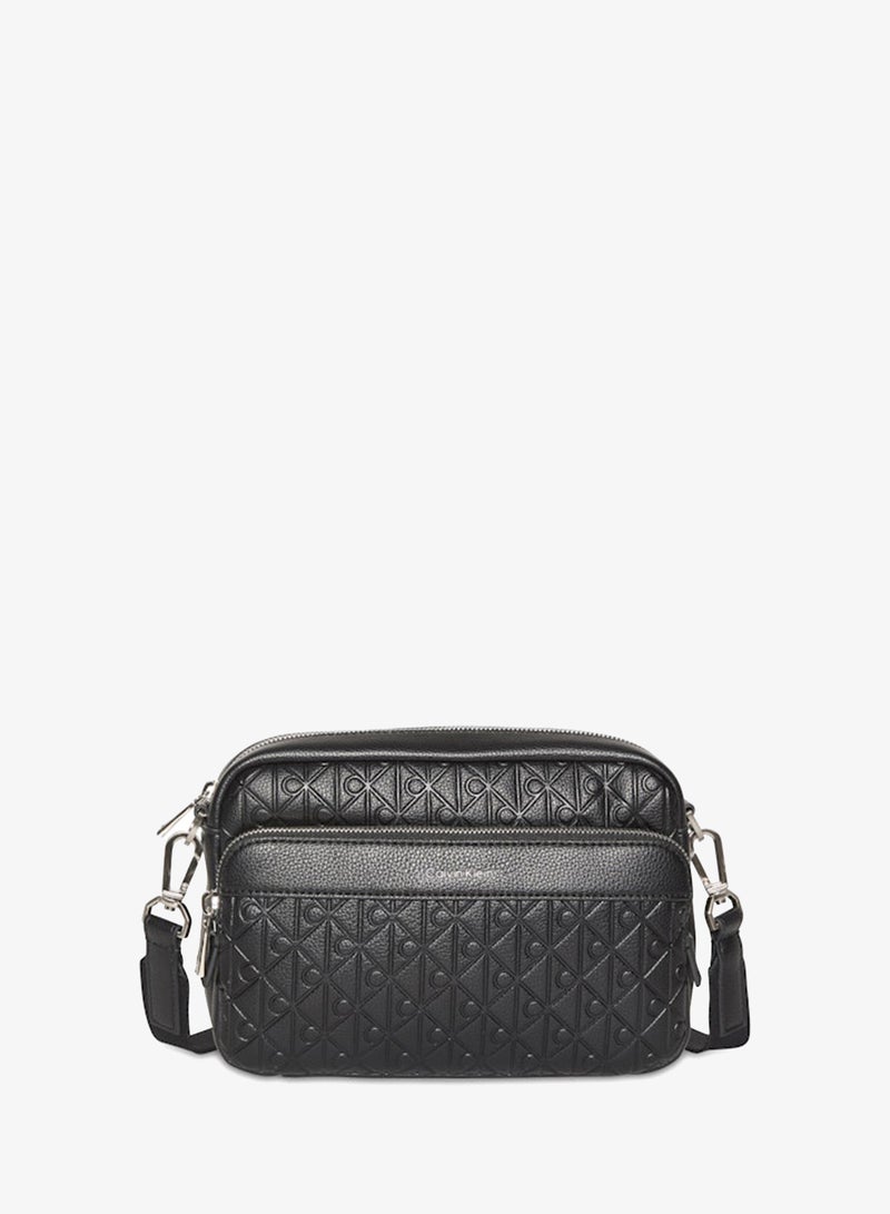 CALVIN KLEIN Embossed Emblem Logo Camera Bag - Image 1
